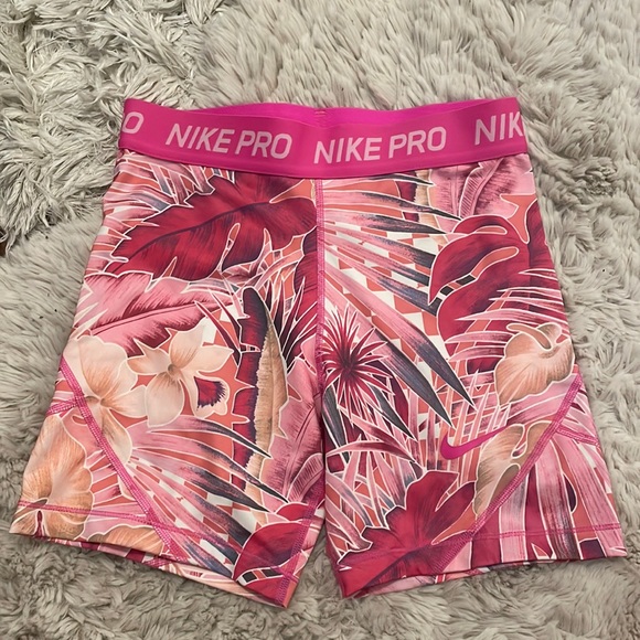 Kids Tropical Nike Pro Spandex - Picture 1 of 2